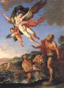 CAMPI, Giulio Neptune Pursuing Coronis painting